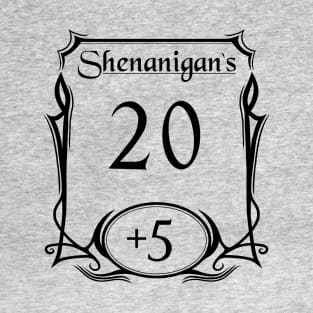 DnD Stat Shenanigans - Alternate Design T-Shirt